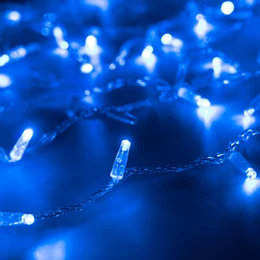 Фото #1 товара Светодиодная гирлянда ARD-STRING-CLASSIC-1000-CLEAR-100LED-PULSE Blue (230V, 7W) (Ardecoled, IP65)