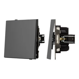 Фото #1 товара Механизм звонкового выключателя SWT-TENDO-MKR1-SFPL-GR (230V, 10A) (Arlight, Матовый графитовый)