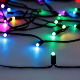 Фото #1 товара Светодиодная гирлянда Нить Смарт ARD-MOOD-CLASSIC-5000-BLACK-26LED RGBY-SPI (230V, 7.5W, Tuya Wi-Fi) (Ardecoled, IP65)