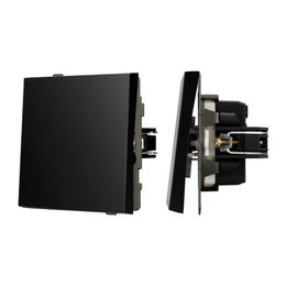 Фото #1 товара Механизм выключателя одноклавишный непроходной SWT-TENDO-MK01-PL-BK (230V, 10A) (Arlight, Черный)