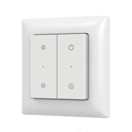 Фото #1 товара INTELLIGENT ARLIGHT Кнопочная панель SMART-RF-801-22-MULTI белая, закруг. (3V, пластик, 2.4G) (IARL, IP20 Пластик, 5 лет)