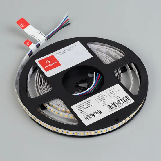 Фото #3 товара Светодиодная лента UL-A140-10mm 24V Warm2700 (5-20 W/m, IP20, 5m) (Arlight, -)