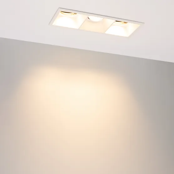 Фото #5 товара Светильник MS-FLOW-BUILT-S230x85-3x6W Warm3000 (BK, 38 deg, 230V) (Arlight, IP20 Металл, 5 лет)