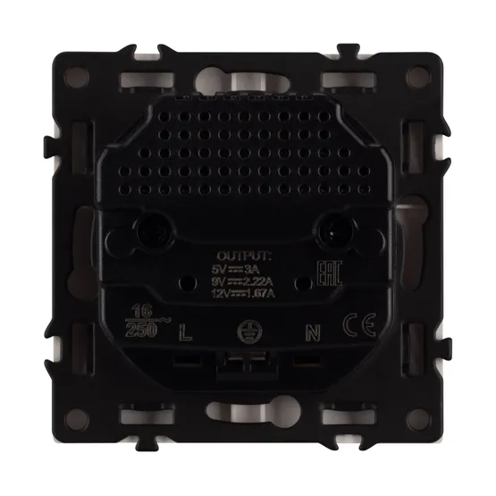 Фото #2 товара Механизм розетки с USB зарядкой SCT-NOBE-MUCC-SFPL-WH (230V, 16A) (Arlight, -)