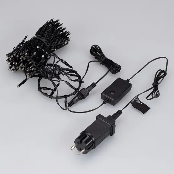 Фото #3 товара Светодиодная гирлянда Лучи Смарт ARD-GALA-CLASSIC-3000-BLACK-300LED Warm (230V, 4.7W, Tuya Wi-Fi) (Ardecoled, IP65)