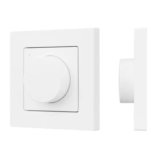 Фото товара INTELLIGENT ARLIGHT Роторная панель SMART-RF-801-32-MULTI белая, квадрат. (3V, пластик, 2.4G) (IARL, IP20 Пластик, 5 лет)