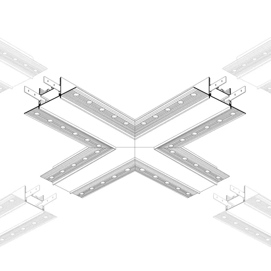 Фото #4 товара Крестовина SL-LINIA45-FANTOM (Arlight, Металл)