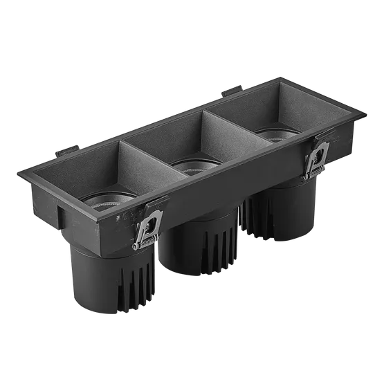 Фото товара Светильник MS-FLOW-BUILT-S230x85-3x6W Warm3000 (BK, 55 deg, 230V) (Arlight, IP20 Металл, 5 лет)