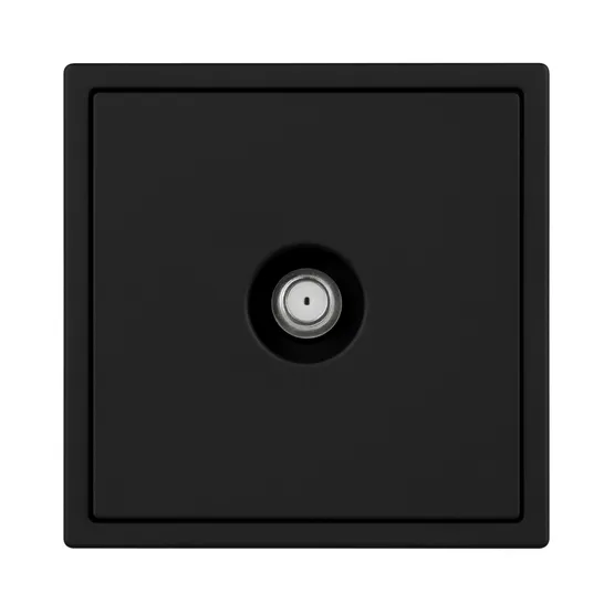 Фото #3 товара Механизм спутниковой розетки SCT-NOBE-MST1-SFPL-BK (SAT) (Arlight, Черный оникс)