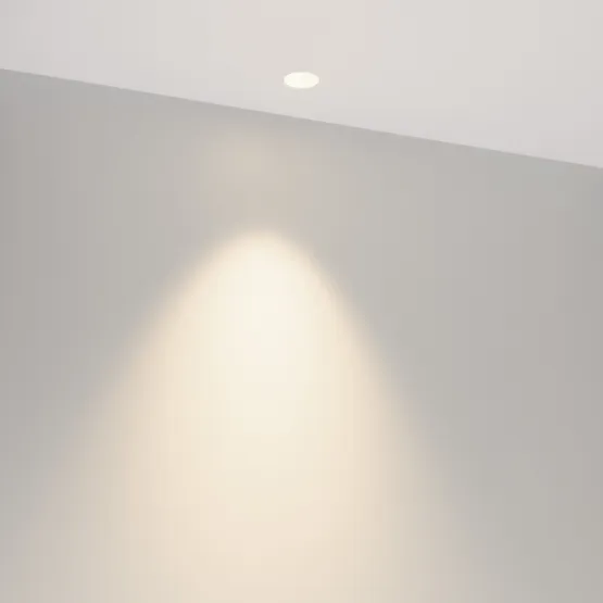 Фото #4 товара Светильник MS-INVISIO-TRIMLESS-R35-5W Day4000 (WH-WH, 36 deg, 230V) (Arlight, IP54 Металл, 5 лет)