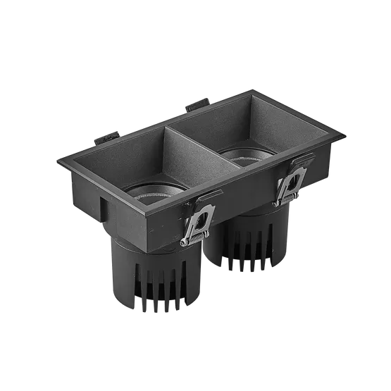 Фото #1 товара Светильник MS-FLOW-BUILT-S157x85-2x6W Warm3000 (BK, 15 deg, 230V) (Arlight, IP20 Металл, 5 лет)