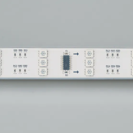 Фото #3 товара Светодиодная лента SPI-5000P 12V RGB (5060, 480 LED x3,1812) (Arlight, Закрытый, IP66)