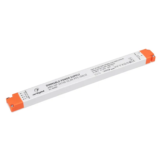 Фото товара Блок питания ARV-SP-24150-SLIM-PFC-DALI2 (24V, 6.25A, 150W) (Arlight, IP20 Пластик, 5 лет)