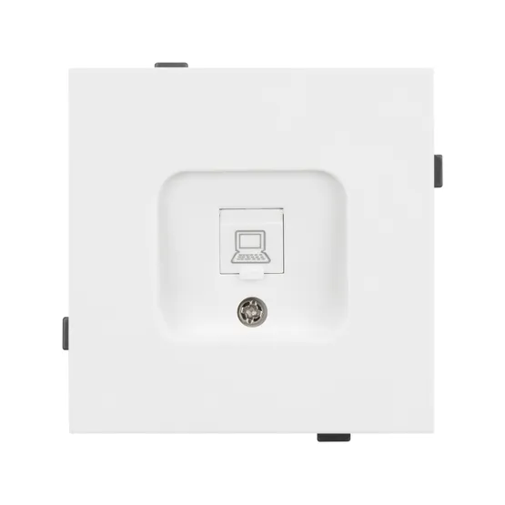 Фото #3 товара Механизм компьютерной розетки SCT-TENDO-MPC1-PL-WH (RJ-45, CAT6) (Arlight, -)