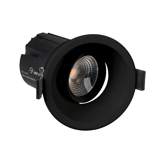 Фото #3 товара Светильник MS-FLOW-BUILT-R85-12W Warm3000 (BK, 38 deg, 230V) (Arlight, IP20 Металл, 5 лет)