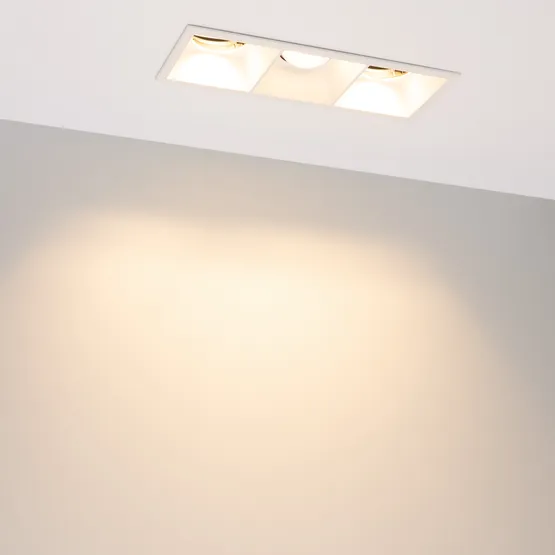 Фото #2 товара Светильник MS-FLOW-BUILT-S230x85-3x6W Warm3000 (BK, 55 deg, 230V) (Arlight, IP20 Металл, 5 лет)