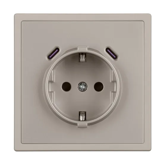 Фото #3 товара Механизм розетки с USB зарядкой SCT-NOBE-MUCC-SFPL-CA (230V, 16A) (Arlight, -)
