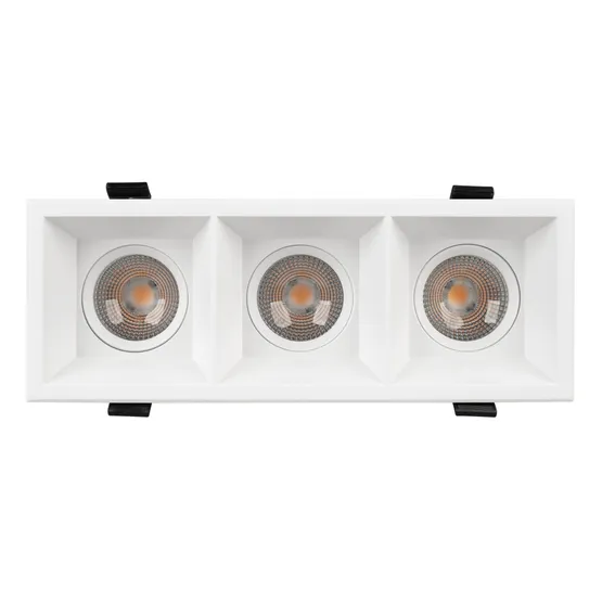 Фото #2 товара Светильник MS-FLOW-BUILT-S230x85-3x12W Warm3000 (WH, 15 deg, 230V) (Arlight, IP20 Металл, 5 лет)
