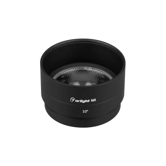Фото #1 товара Насадка с фиксированным углом LGD-ARTIFACT-LENS-R65 (BK, 10 deg) (Arlight, Металл)