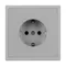 Минифото #4 товара ARL NOBE Розетка зк со шторками софт-тач никель SCT-MEU-SFPL-IS (250V, 16A) (Arlight, -)