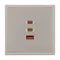 Минифото #2 товара Механизм розетки с быстрой USB зарядкой SCT-NOBE-MUACC-SFPL-FC-CA (65W, QC3) (Arlight, -)