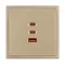 Минифото #2 товара Механизм розетки с быстрой USB зарядкой SCT-NOBE-MUACC-SFPL-FC-GD (65W, QC3) (Arlight, -)