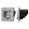 Минифото #1 товара Механизм розетки с USB зарядкой SCT-NOBE-MUAA-SFPL-IS (230V, 16A)  (Arlight, Никель)
